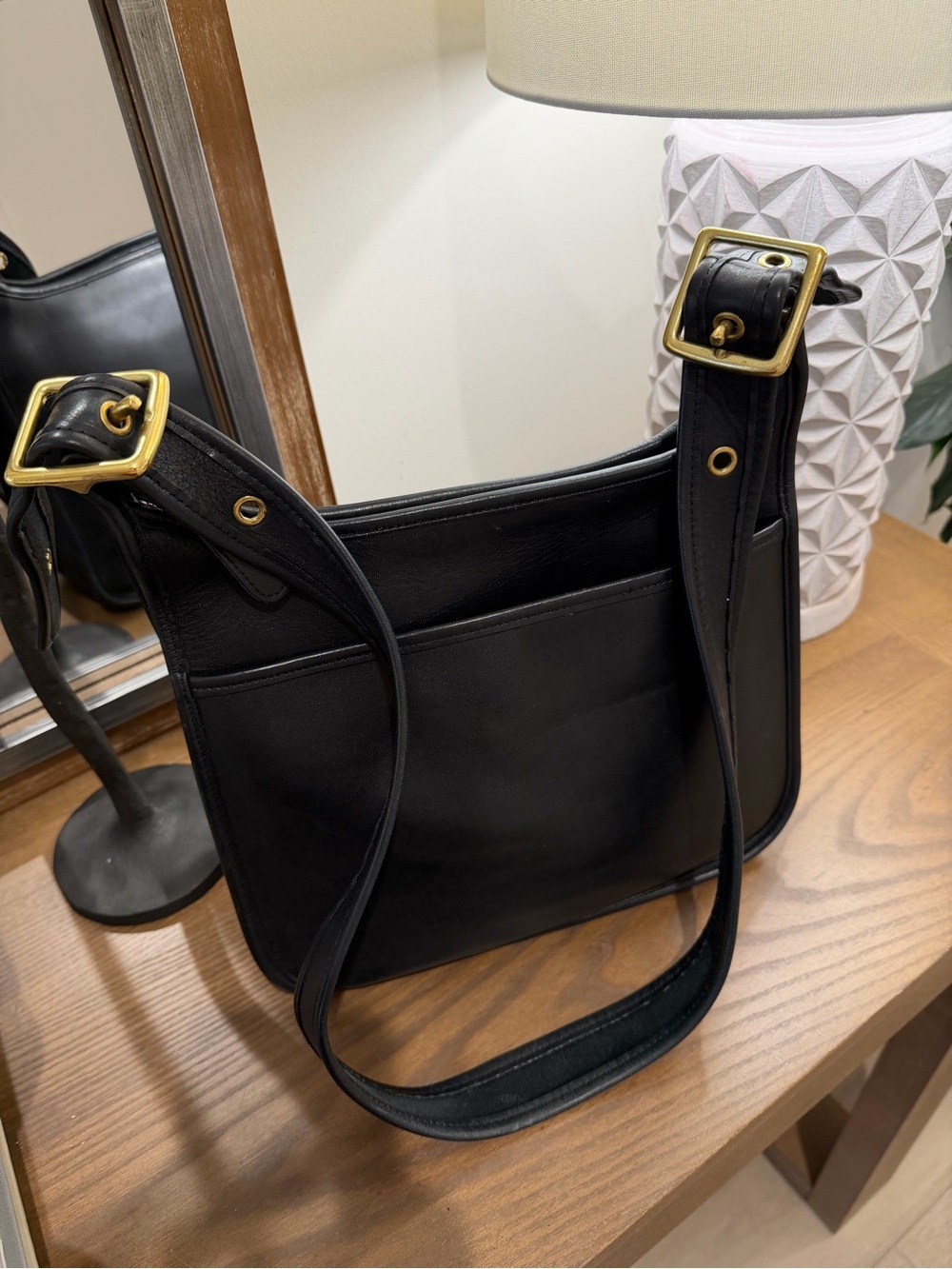 Vintage Coach Legacy 9966 Black Shoulder Bag